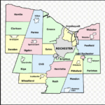 2026 Monroe County property tax map showing municipality boundaries